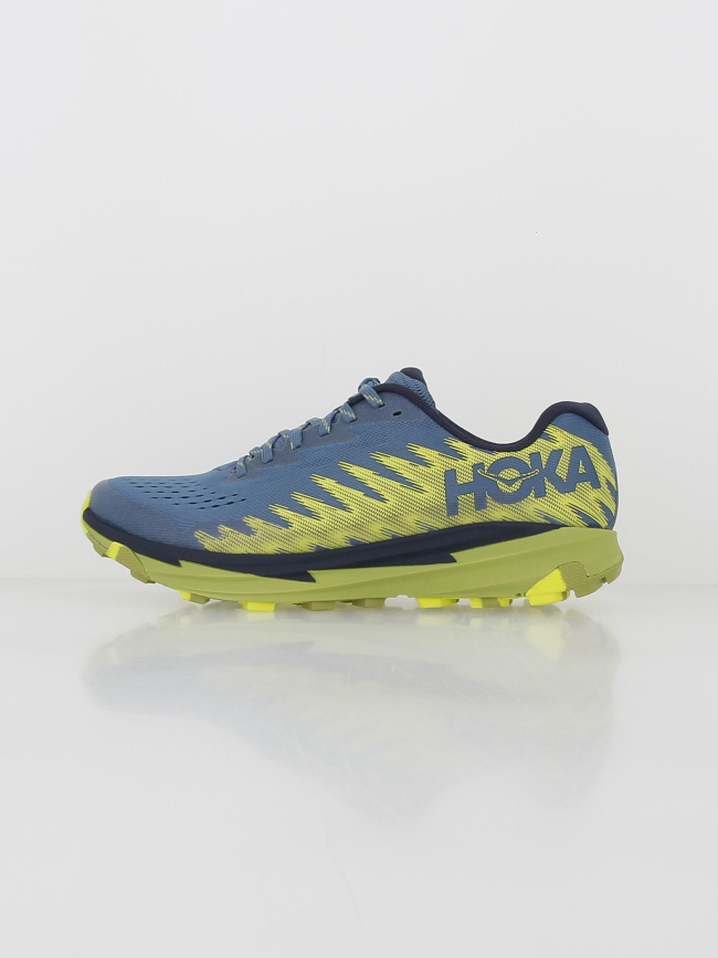 Chaussures de trail torrent 3 bleu vert homme - Hoka