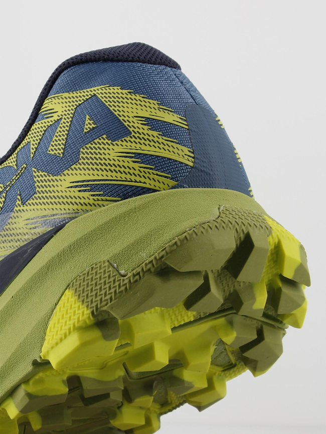 Chaussures de trail torrent 3 bleu vert homme - Hoka