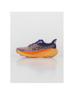 Chaussures de running trail challenger 7 violet orange femme - Hoka