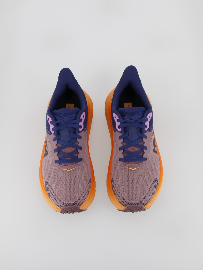 Chaussures de running trail challenger 7 violet orange femme - Hoka