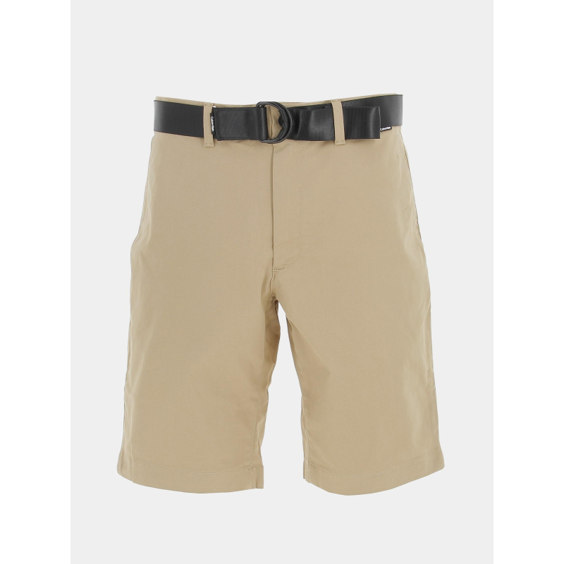 Short modern twill slim beige homme - Calvin Klein