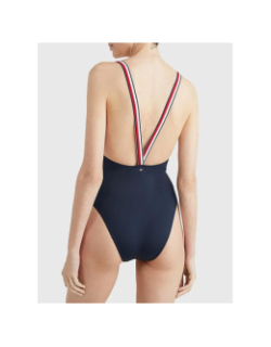 Maillot de bain 1 pièce bleu marine femme - Tommy Hilfiger