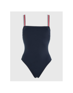 Maillot de bain 1 pièce bleu marine femme - Tommy Hilfiger