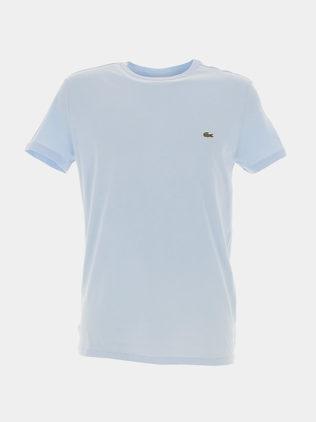 T-shirt à manches courtes pima bleu homme - Lacoste