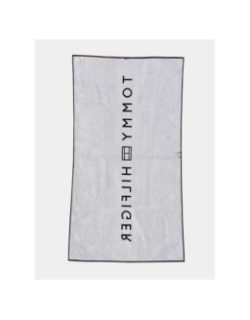 Serviette de plage logo contrasté bleu marine - Tommy Hilfiger