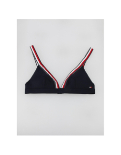 Haut de maillot de bain triangle bleu marine femme - Tommy Hilfiger