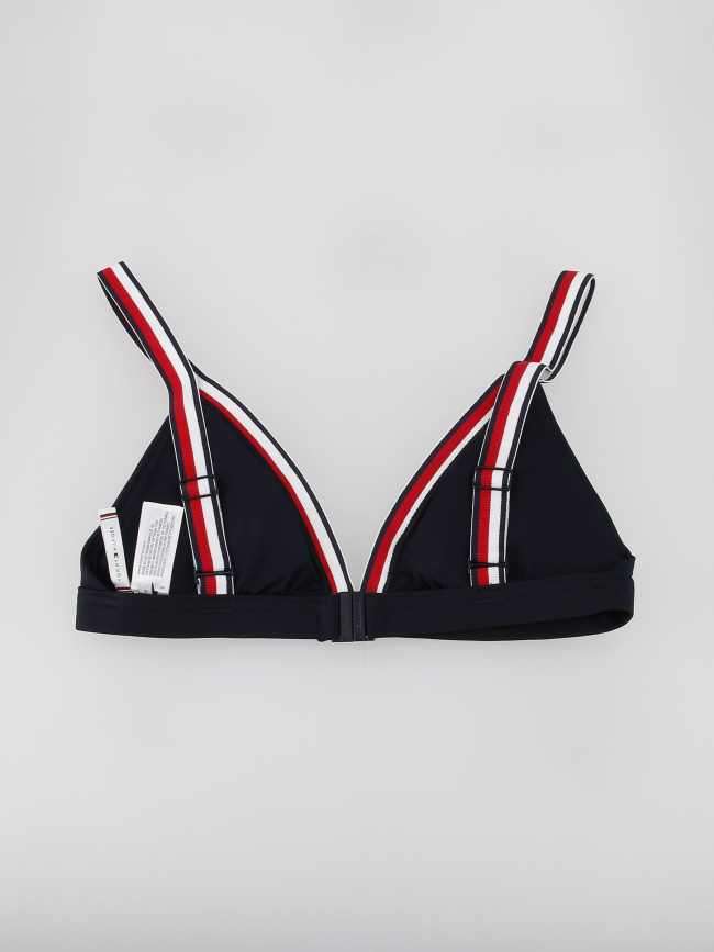 Haut de maillot de bain triangle bleu marine femme - Tommy Hilfiger