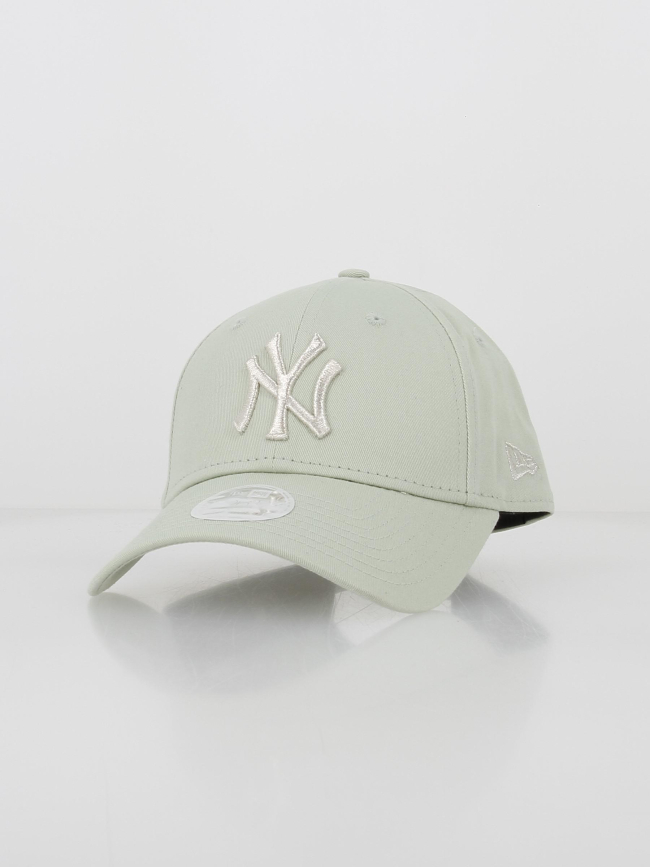 Casquette 9forty métallique logo pastel vert femme - New Era