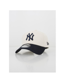 Casquette 9forty bicolore beige bleu marine - New Era