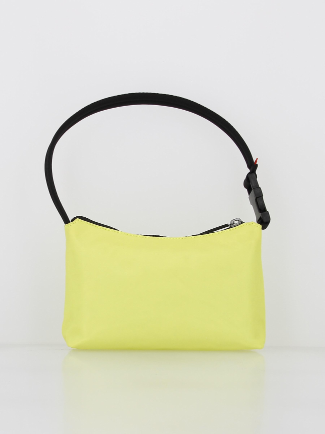 Sac à main ethon hobo etiquette noir jaune femme - Hugo