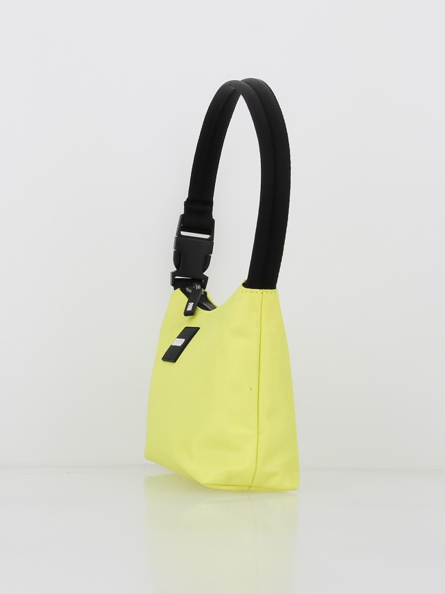 Sac à main ethon hobo etiquette noir jaune femme - Hugo