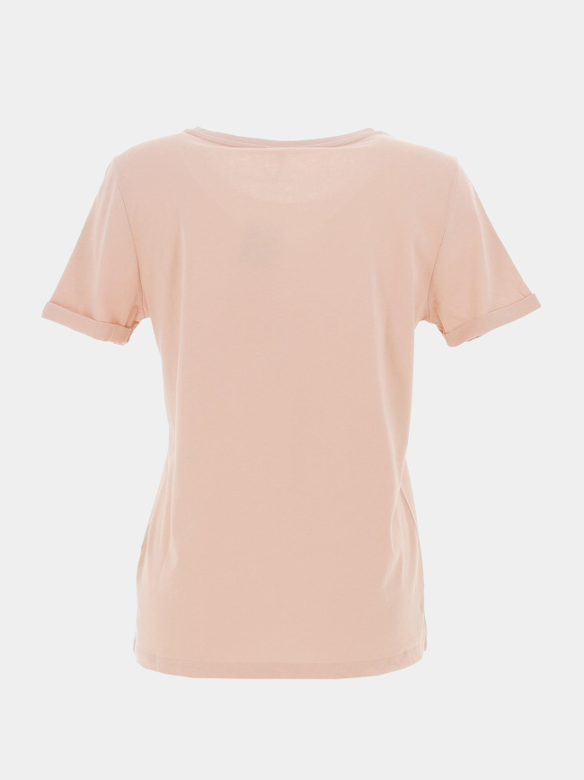 T-shirt kita life coeur rose femme - Only