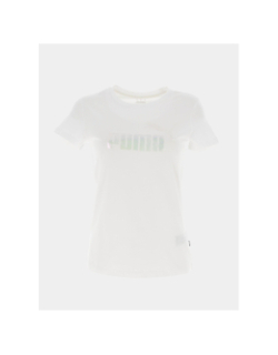 T-shirt essential holographique blanc femme - Puma