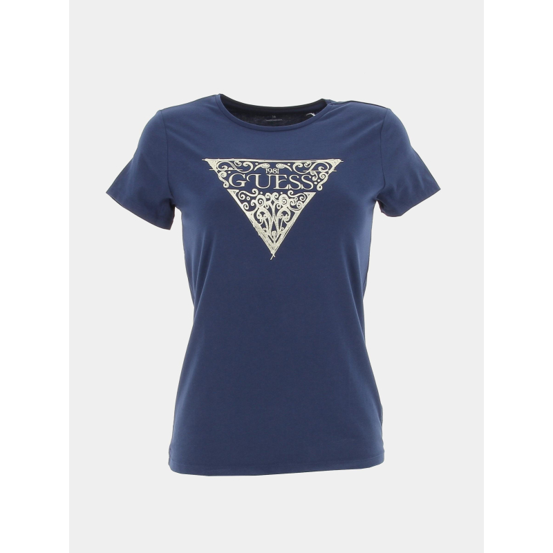 T-shirt secret bleu marine fille - Guess