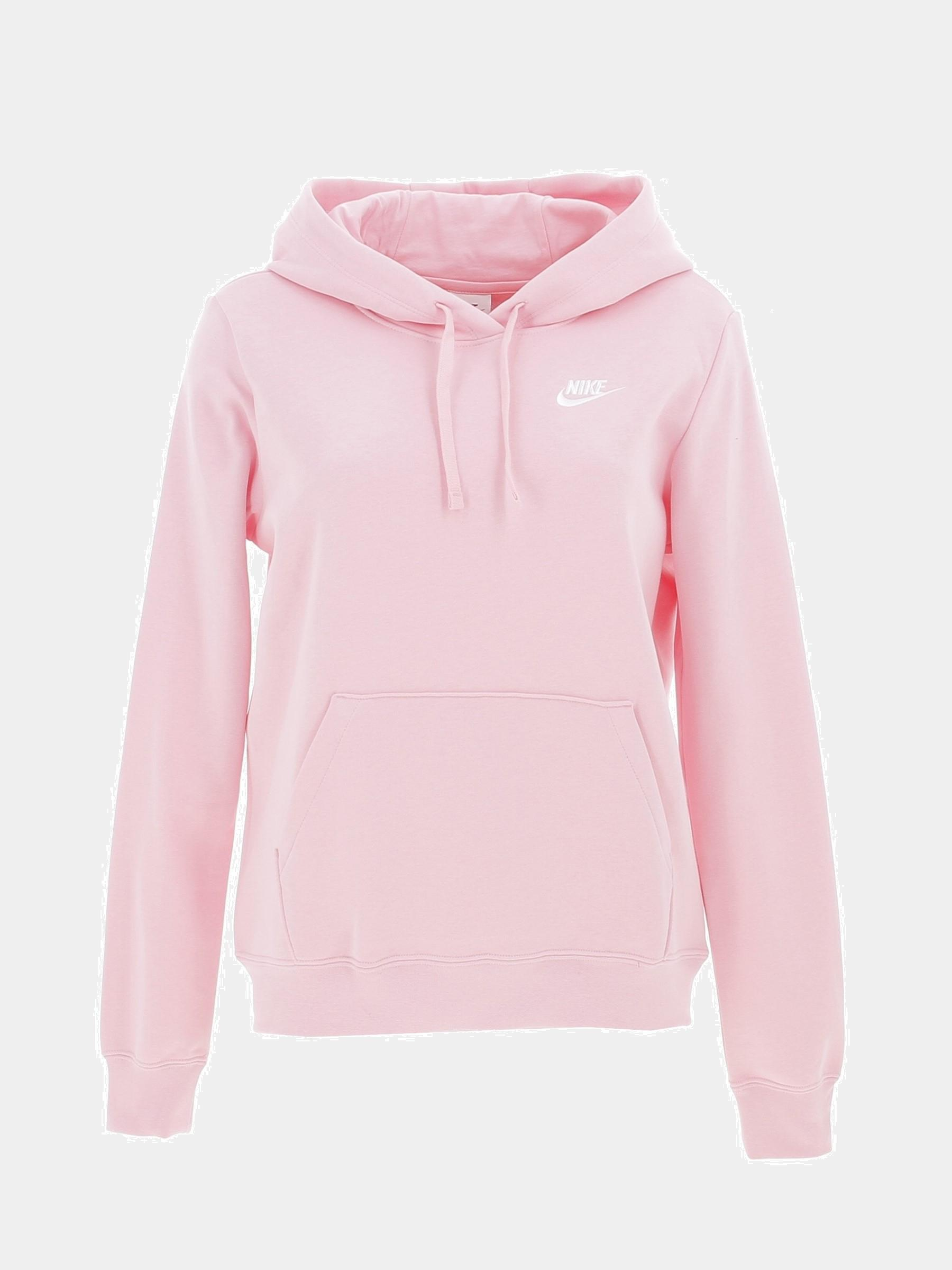 Sweat à capuche nsw essential fleece rose femme - Nike