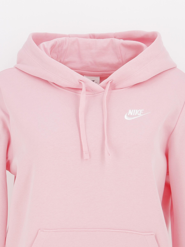 Sweat à capuche nsw essential fleece rose femme - Nike