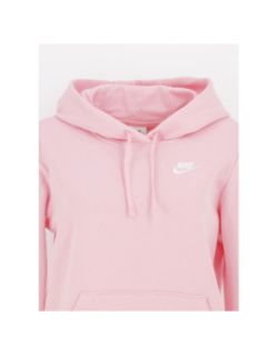 Sweat à capuche nsw essential fleece rose femme - Nike