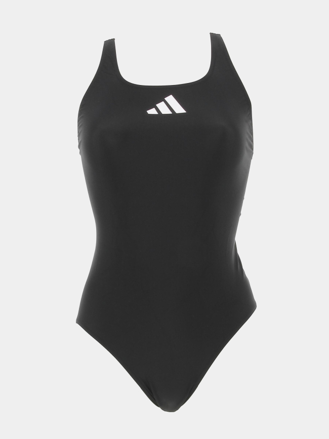 Maillot de bain 1 pièce bars noir femme - Adidas