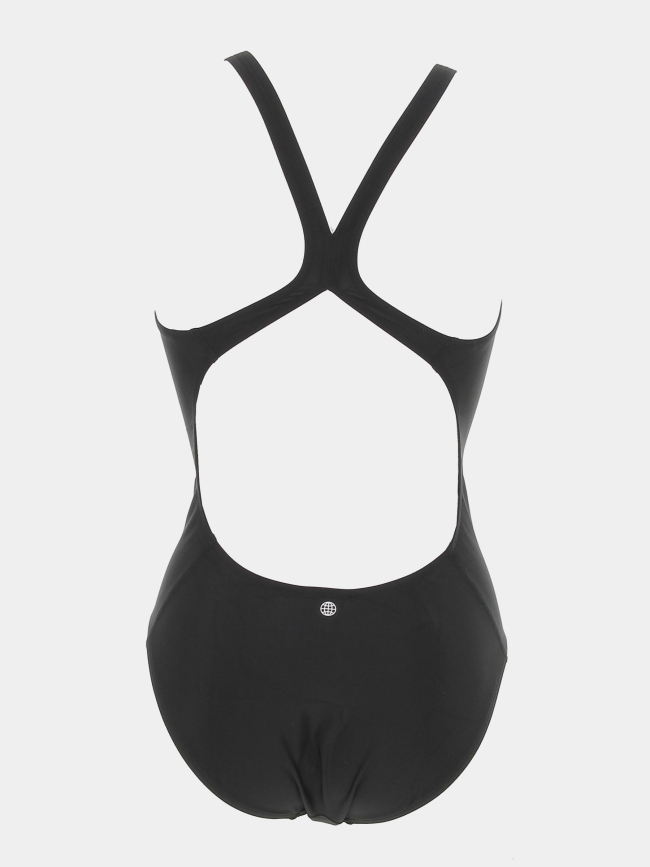 Maillot de bain 1 pièce bars noir femme - Adidas