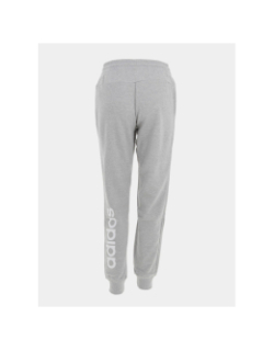 Jogging slim linear gris chiné femme - Adidas