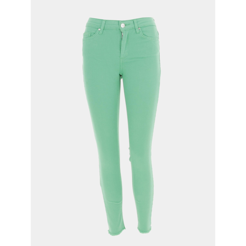 Jean skinny blush cropped vert femme - Only