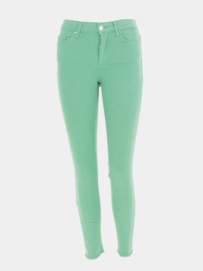 Jean skinny blush cropped vert femme - Only