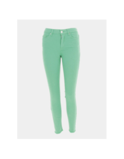 Jean skinny blush cropped vert femme - Only