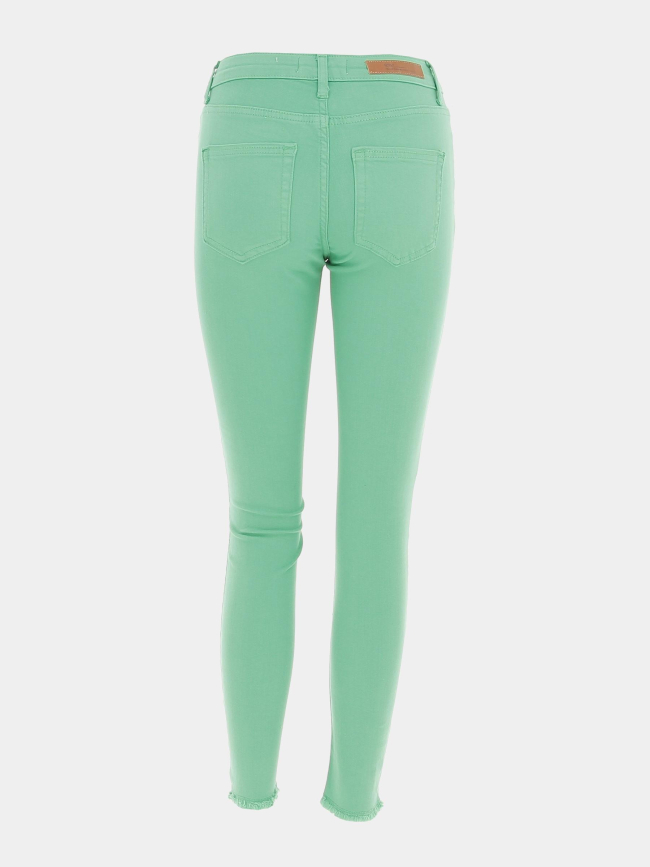 Jean skinny blush cropped vert femme - Only