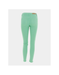 Jean skinny blush cropped vert femme - Only