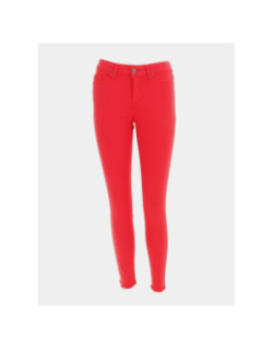 Jean skinny blush cropped rouge femme - Only