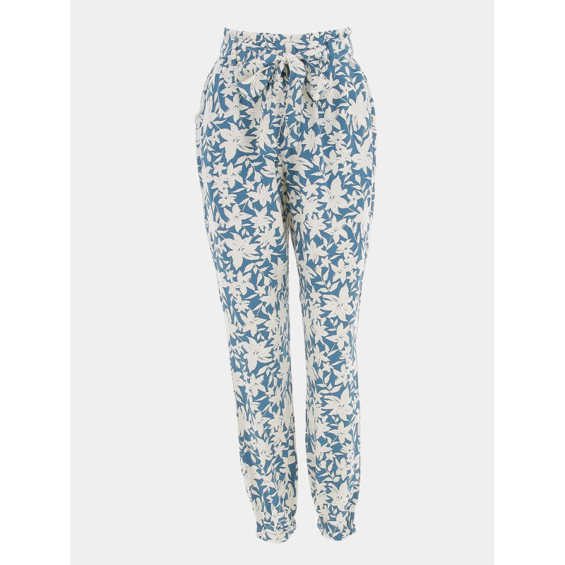 Pantalon fluide agnes atlantic bleu blanc femme - Tiffosi