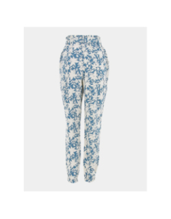 Pantalon fluide agnes atlantic bleu blanc femme - Tiffosi