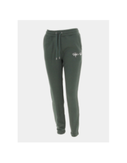 Jogging uni signature vert femme - Project X Paris