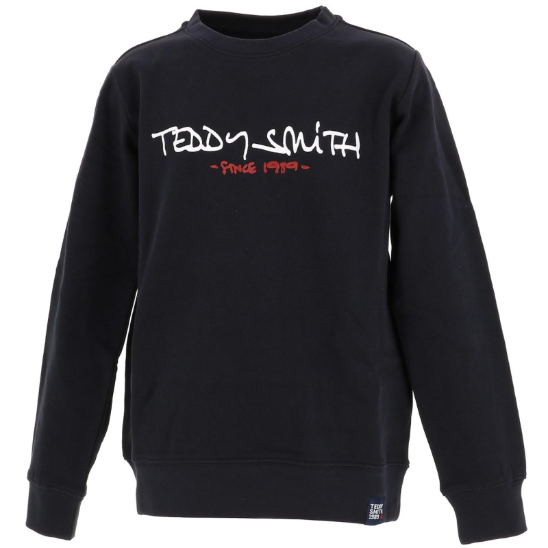 Sweat logo micke bleu marine garçon - Teddy Smith