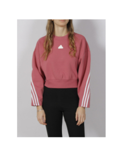 Sweat crop ample crew rose femme - Adidas