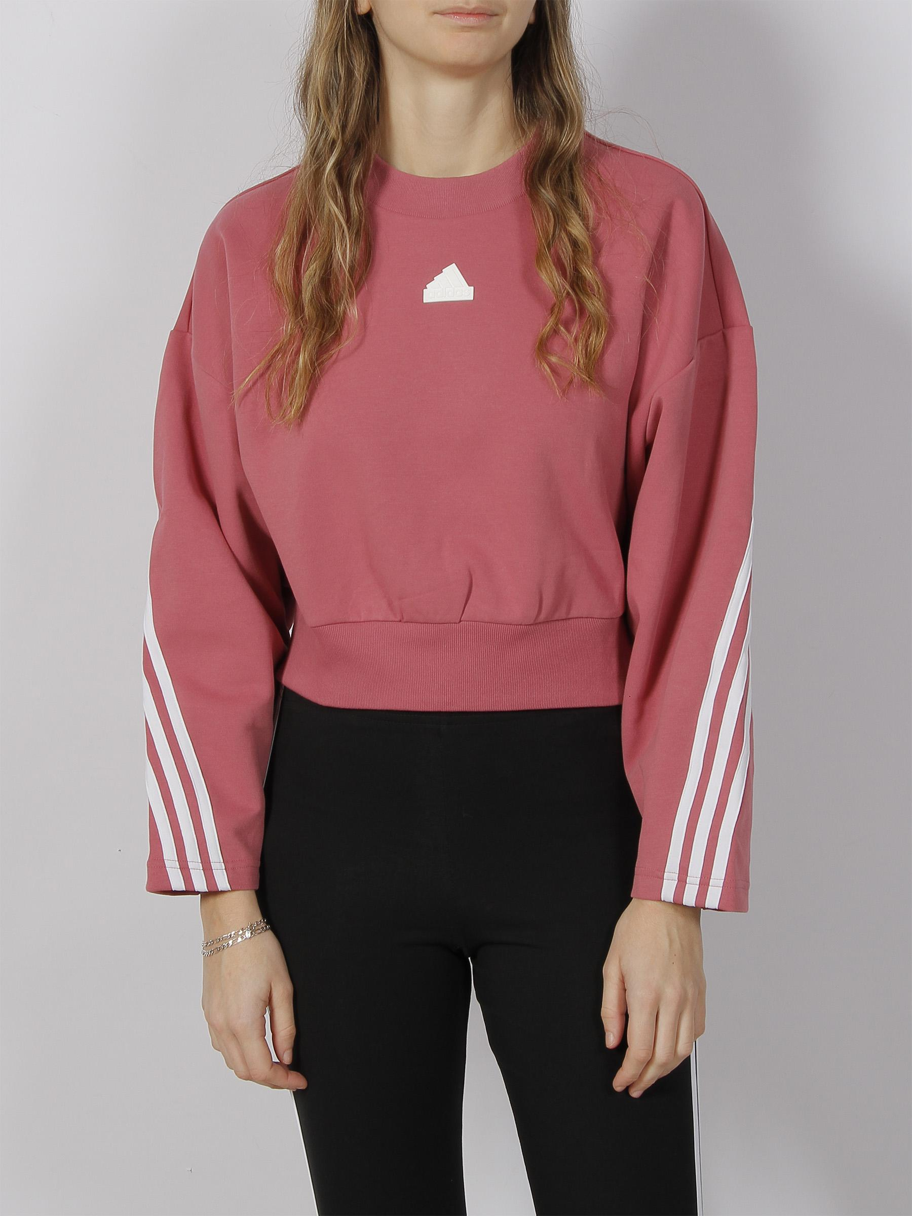 Sweat crop ample crew rose femme - Adidas