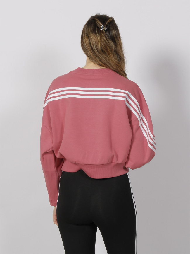 Sweat crop ample crew rose femme - Adidas