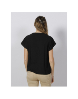 T-shirt lion noir femme - Jacqueline De Yong