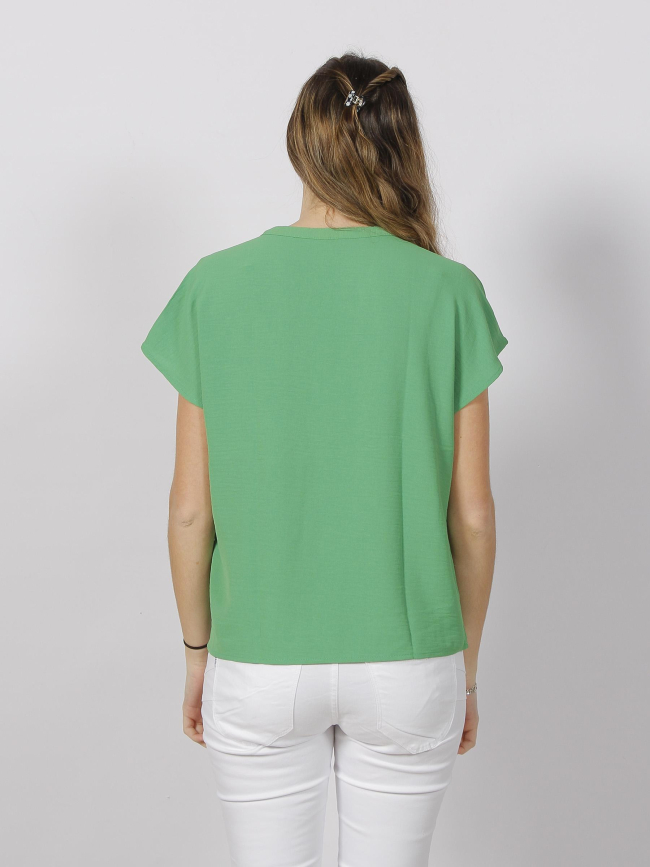 T-shirt lion vert femme - Jacqueline De Yong