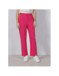 Pantalon droit zelda rose femme - Vero Moda