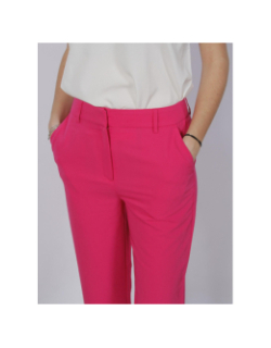 Pantalon droit zelda rose femme - Vero Moda