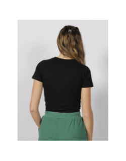 T-shirt crop chelu noir femme - Ellesse