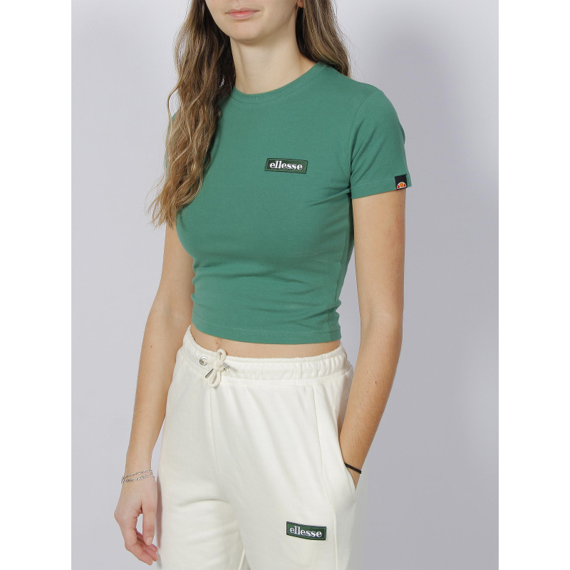 T-shirt crop chelu vert femme - Ellesse