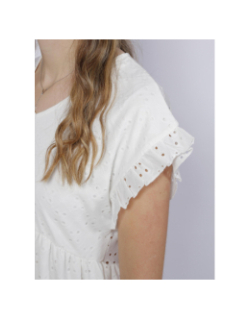 Robe liagi blanc fille - Le Temps Des Cerises