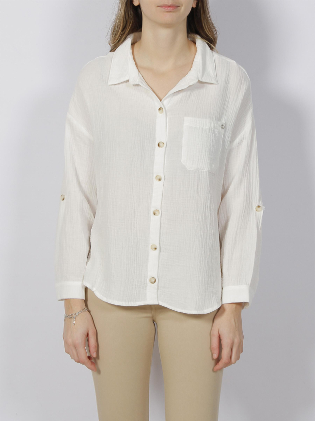 Chemise daola blanc femme - Deeluxe