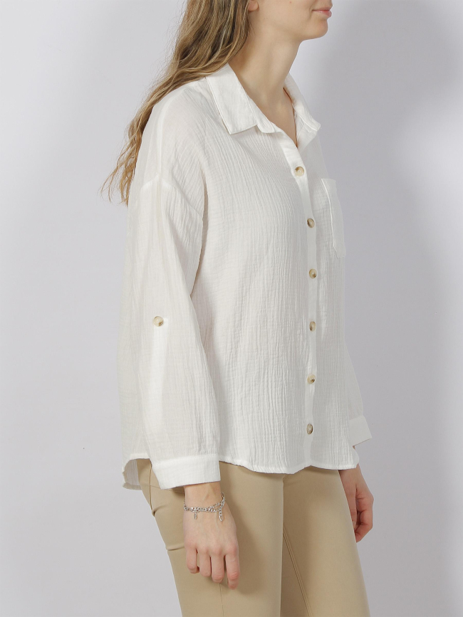 Chemise daola blanc femme - Deeluxe