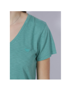 T-shirt studios logo brodé vert femme - Superdry