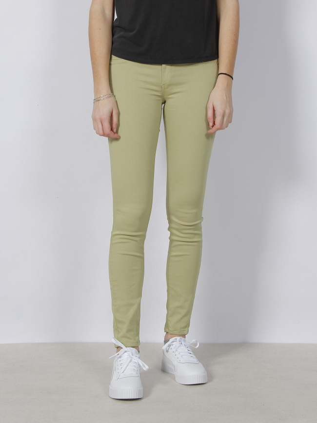 Jean skinny double up one size vert femme - Tiffosi