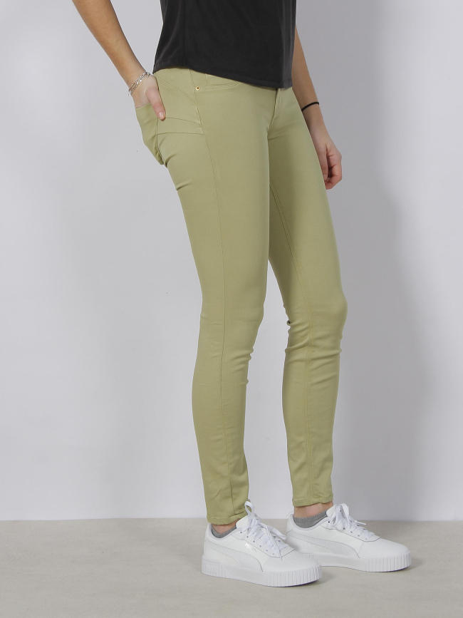 Jean skinny double up one size vert femme - Tiffosi