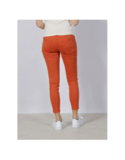 Jean skinny double up orange femme - Tiffosi